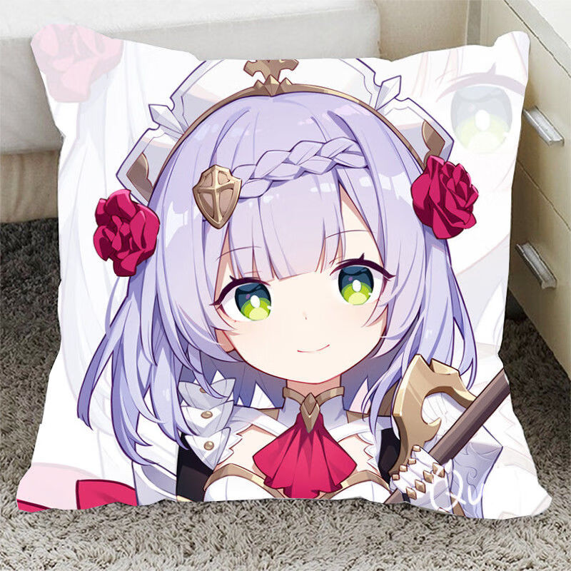 原神周边派蒙刻晴抱枕甘雨史卡通胡桃可莉钟离二次元玩偶抱枕19号6060