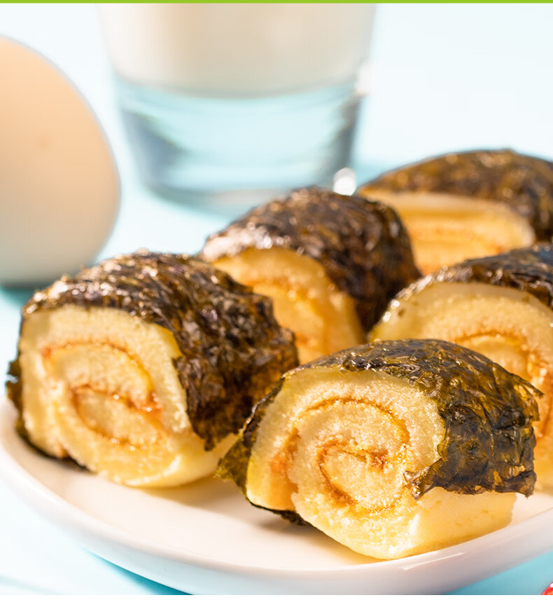 寿司卷海苔肉松面包冰皮蛋糕白玉卷雪媚娘整箱休闲零食品健康小吃春田