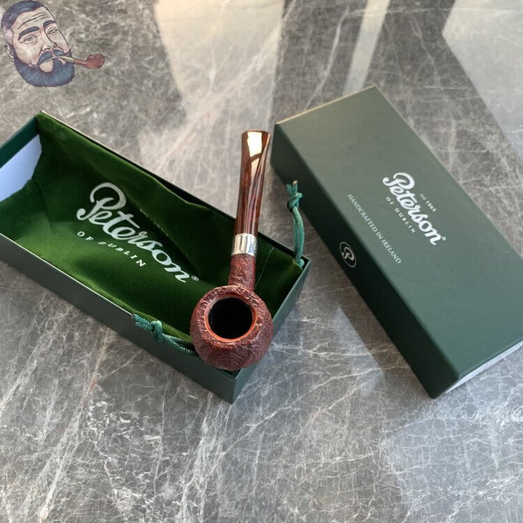 彼得森石楠木烟斗爱尔兰 peterson彼得森 竖琴系列喷砂合集 石楠木