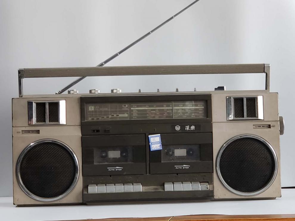 适用老式录音机老式 80年代录音机磁带卡带机播放机收录机怀旧 深灰色