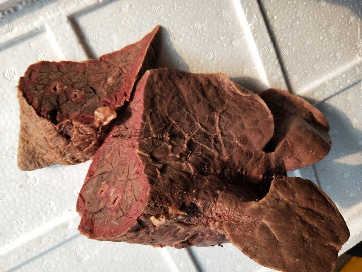 黄牛肺新鲜现煮牛肺成熟牛杂夫妻肺片下水 2斤熟牛肺【图片 价格 品牌