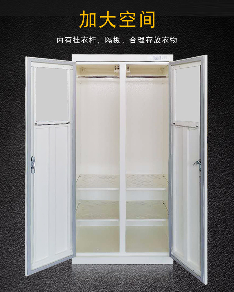 智能消毒衣柜更衣柜衣橱单位员工储物柜紫外线臭氧换衣柜 单门更衣