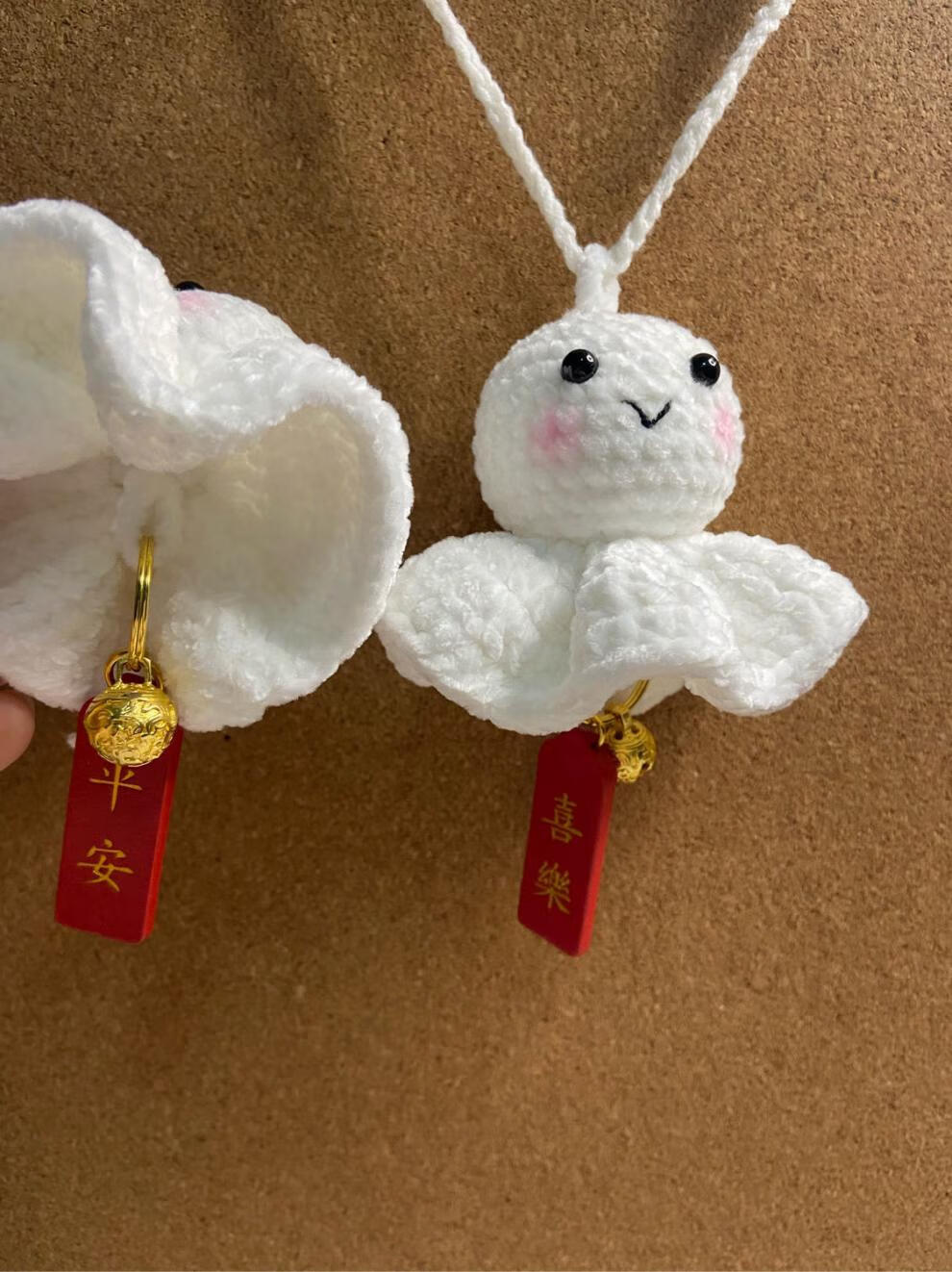 晴天娃娃钩针编织挂件装饰可爱创意挂件钥匙扣包挂件新款晴天娃娃钥匙