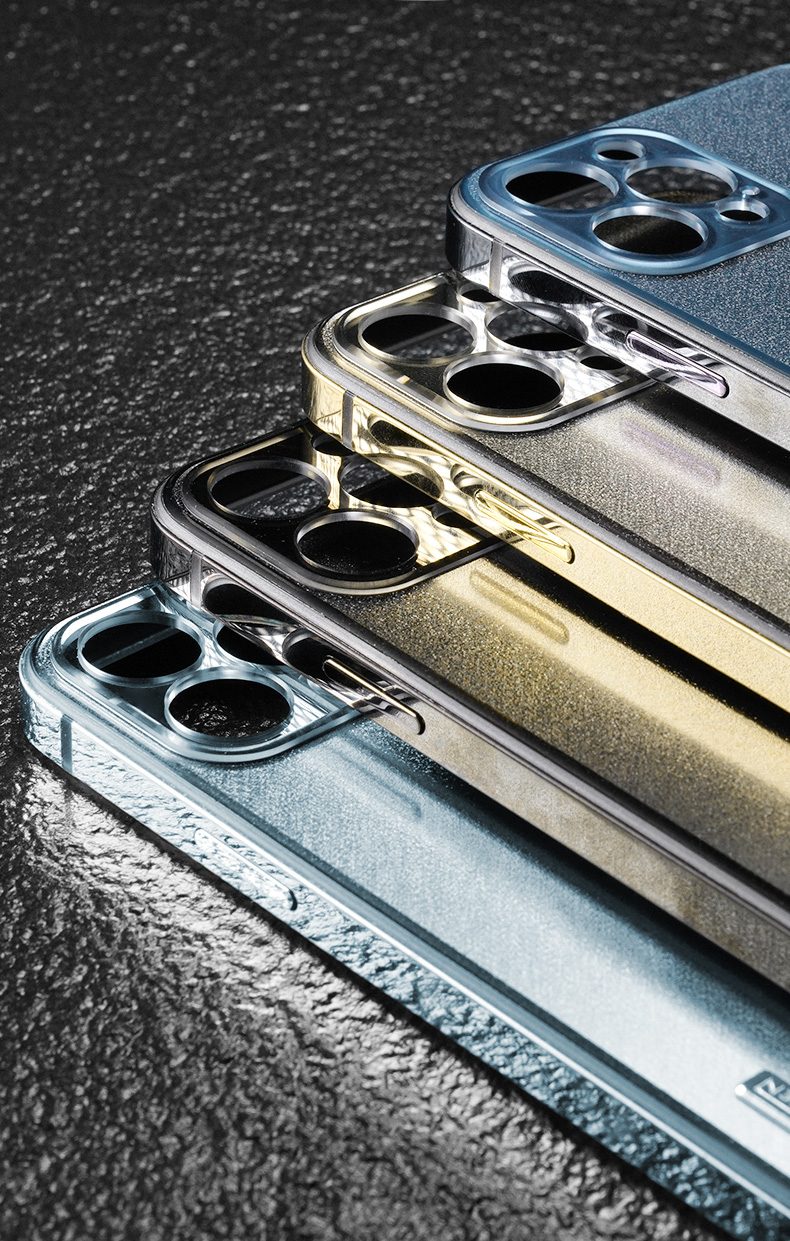 魔亿iphone13pro手机壳新款磨砂不锈钢金属壳全包防摔苹果13保护套