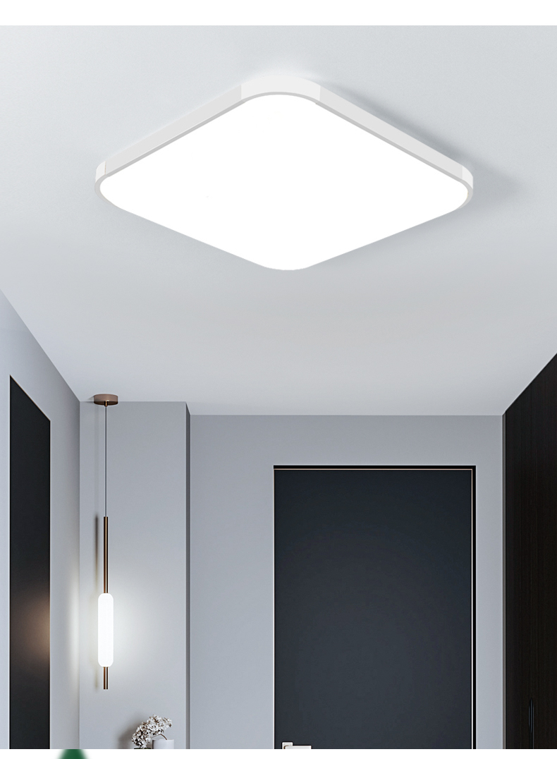 清仓准新飞利浦同款led吸顶灯正方形过道灯现代简约小书房灯厨房灯