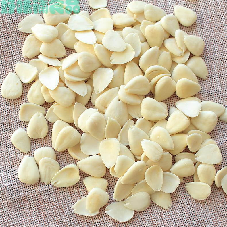 承德甜南杏仁片500g生去皮原味山脱苦干北白杏仁坚果仁新鲜批发 光中