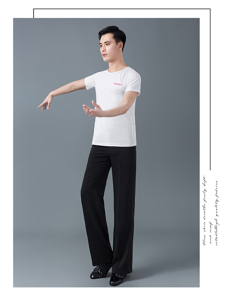 贝蒂男士舞裤秋季新款拉丁舞裤男直筒摩登舞蹈裤男式跳舞裤交谊舞长裤