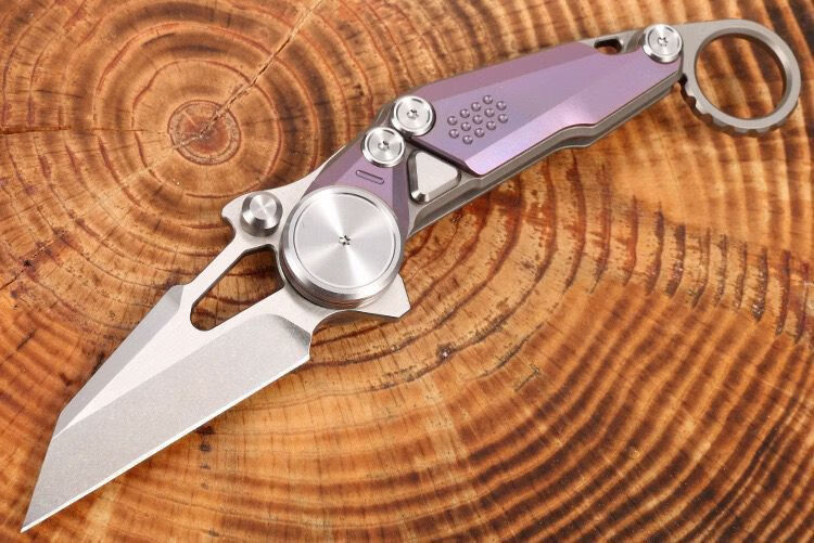 m390折叠刀 爪子刀noc机械爪折叠刀m390钢折刀钛合金小刀户外随身携带