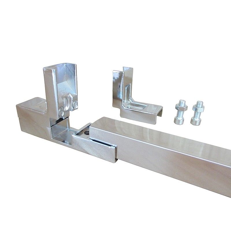 加厚不锈钢方管三通连接件2525方管接头货架展架紧固件方管配件15寸