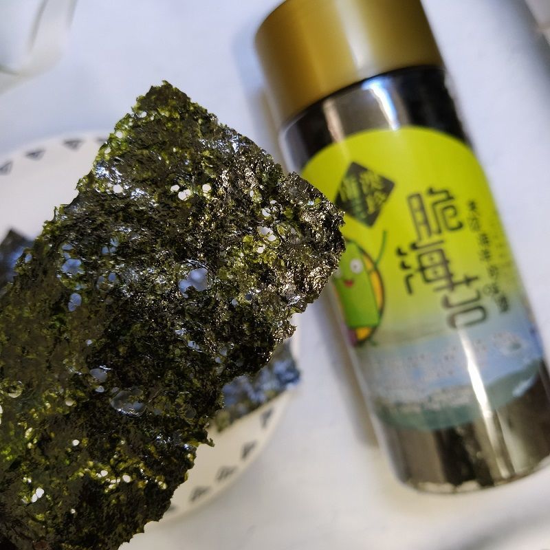 南澳三珍手撕鱿鱼鱿鱼丝脆海苔红娘鱼即食潮汕特产零食小吃海苔一瓶