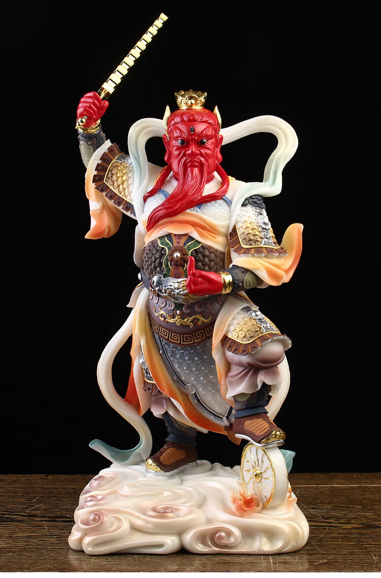 春风先生 轻奢高端汉白玉王灵官神像天王君树脂佛像护法道教居家供奉