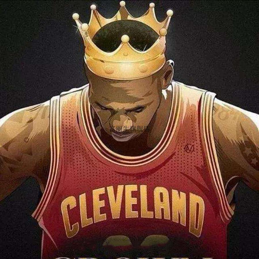 【京选优品】nba湖人小皇帝詹姆斯皇冠logo项链 篮球运动风潮男女吊坠