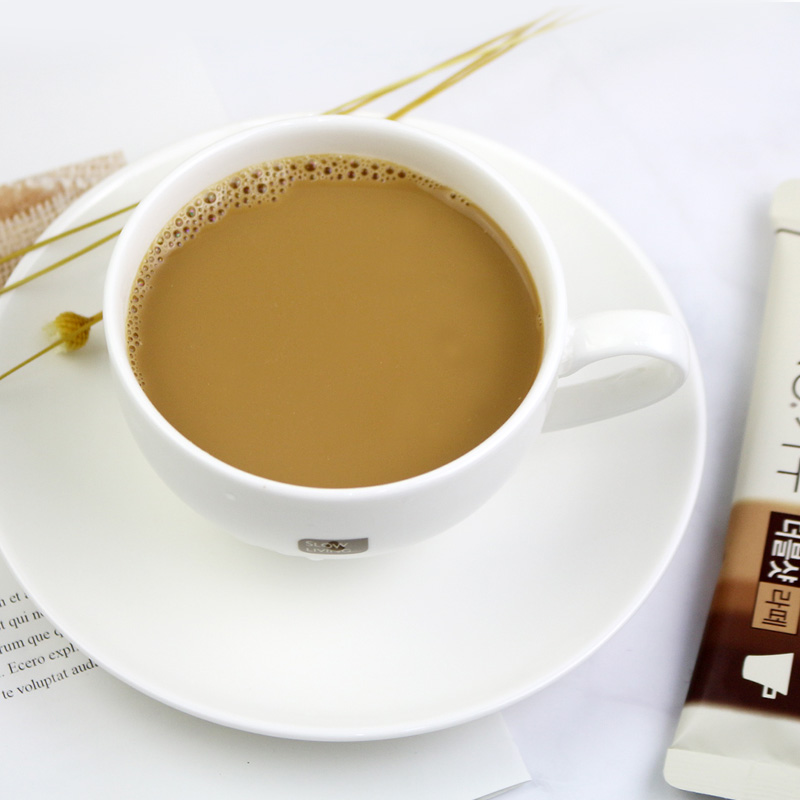 韩国卡奴kanu咖啡麦馨双倍拿铁三合一速溶咖啡粉麦馨原味拿铁50条