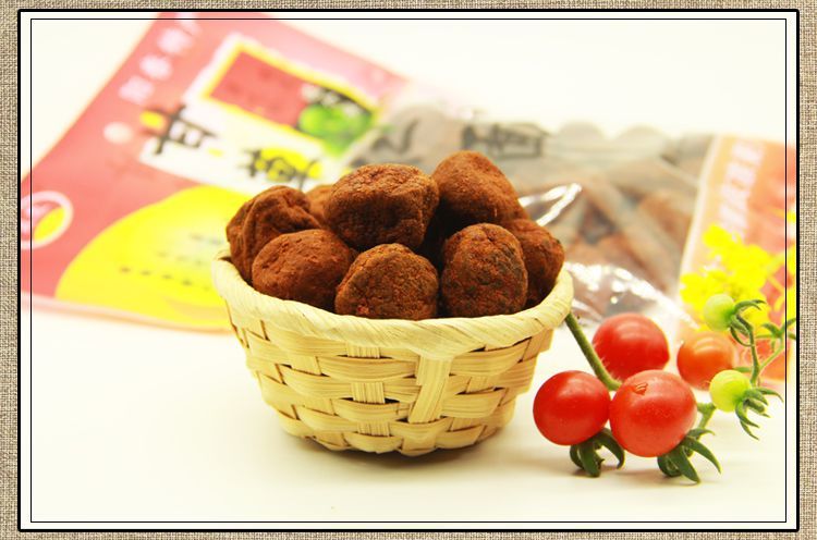 阳春特产良友牌甘草仁面九制人面零食银链仁19果袋装良发 300克袋装