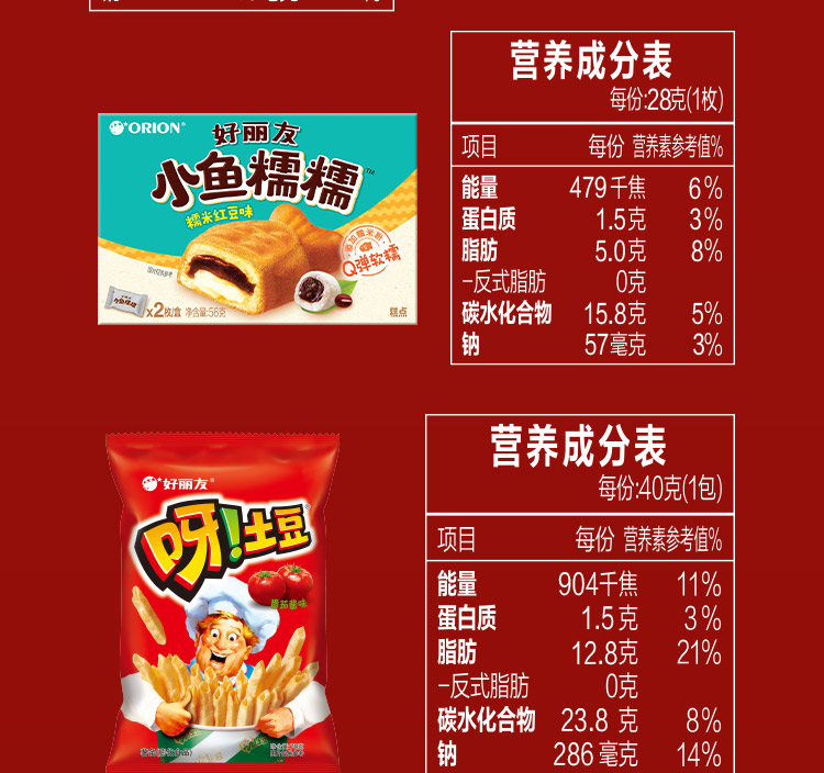 好丽友团聚时刻礼盒巧克力派抹茶派蛋黄派q蒂蛋糕面包糕点休闲零食提