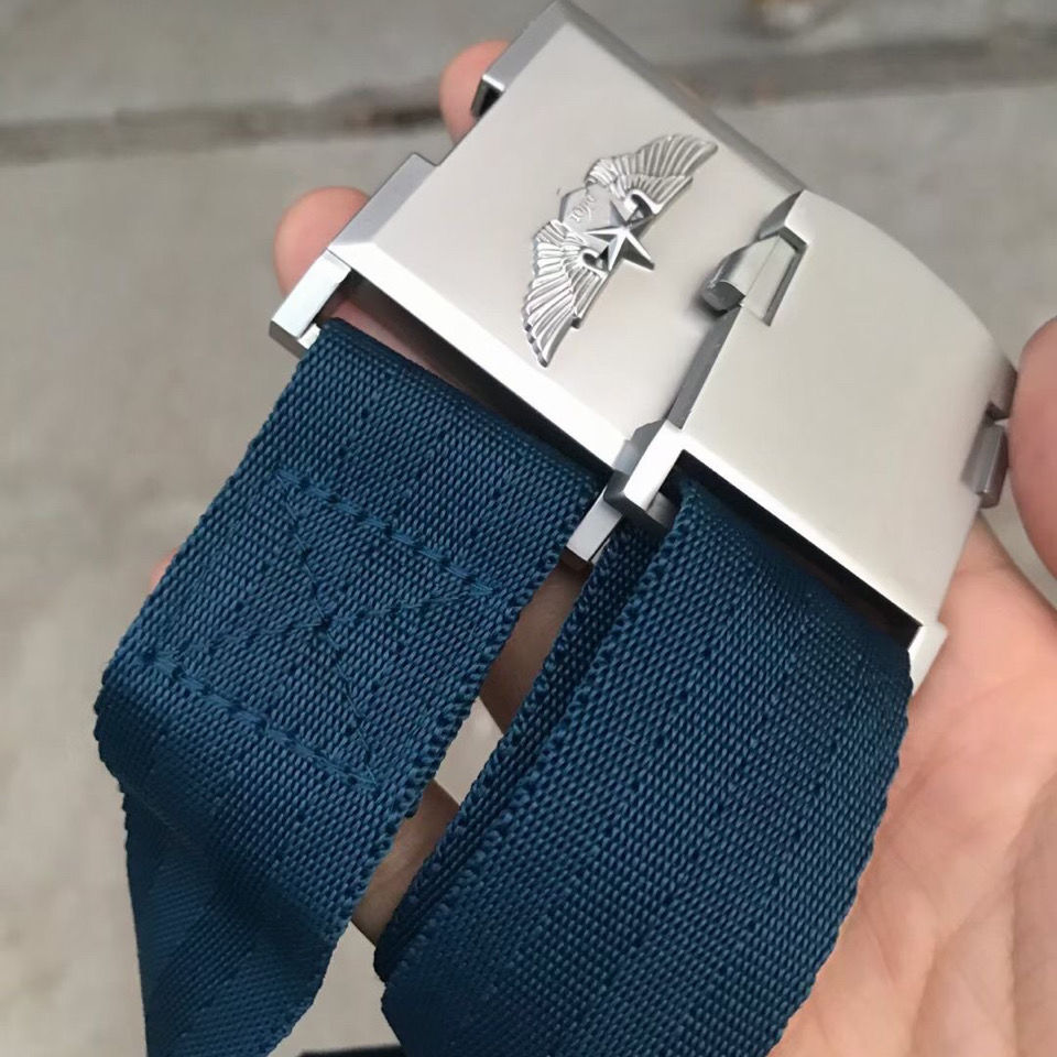 02飞行腰带一手帆布尼龙编织腰带飞行员皮带军迷战术腰带广东万里马2