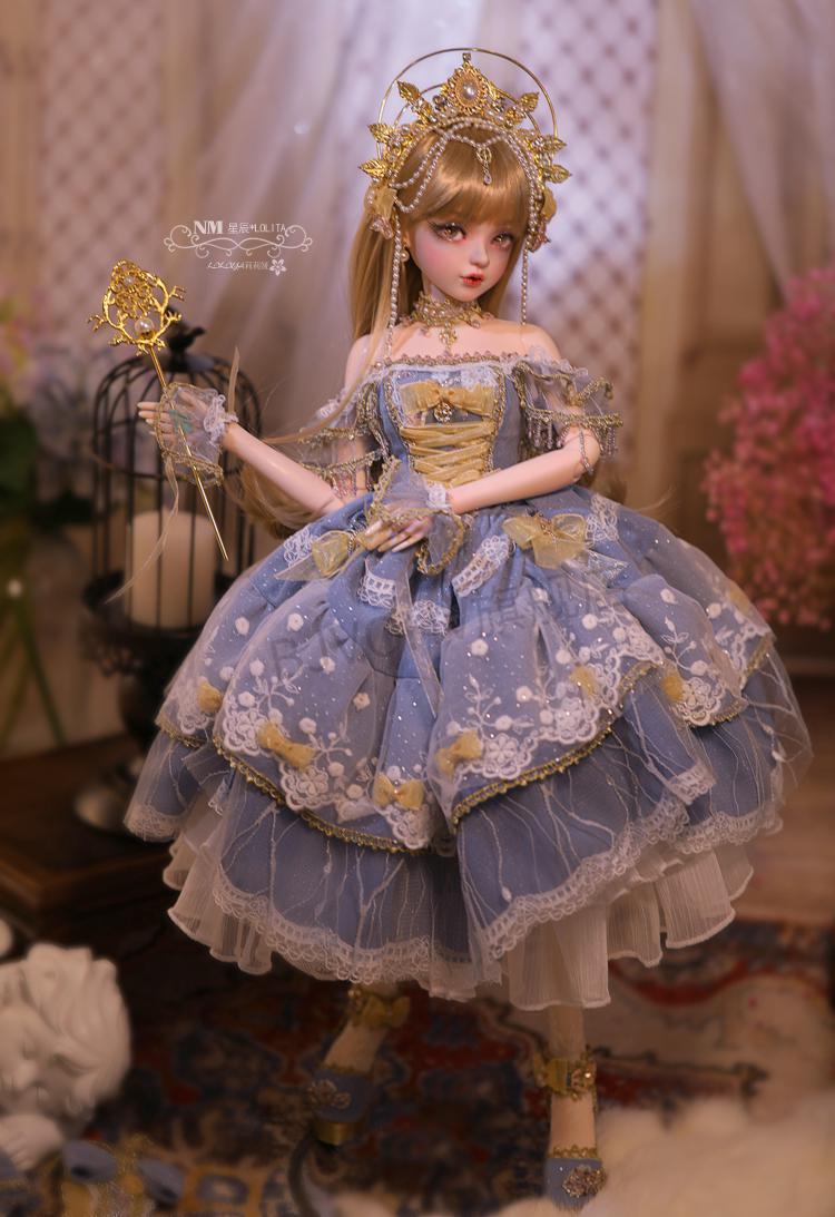 bjd娃娃3分霓萌原创公主lolita洋装套树脂sd玩偶预售皇冠头饰含服装