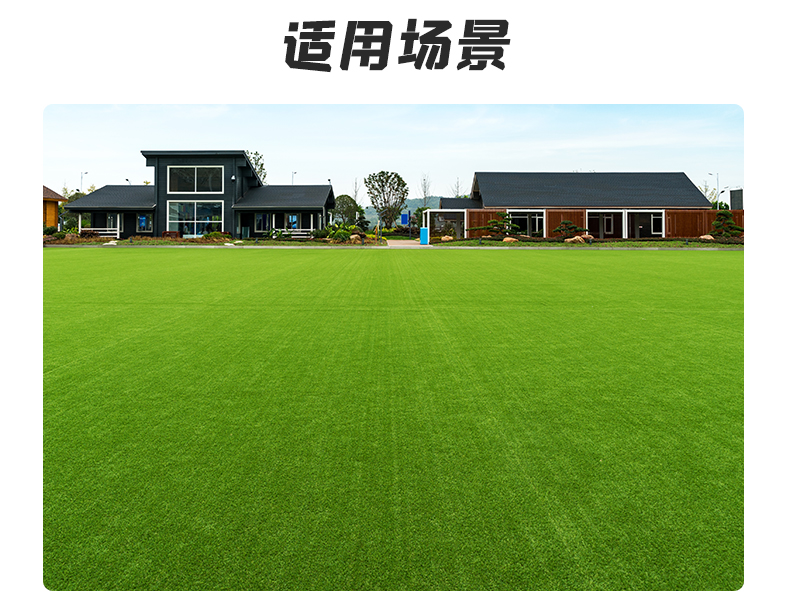 仿真草坪人造地毯假草皮垫户外人工绿色装饰足球场幼儿园工地围挡25mm