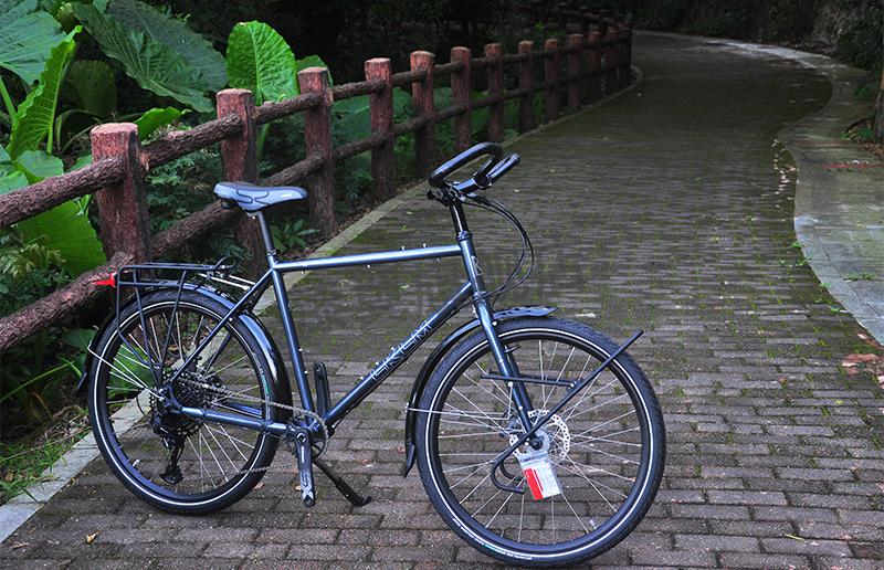 开朗长途旅行车lklm开朗318单盘款旅行车钢架单车长途骑行自行车川藏