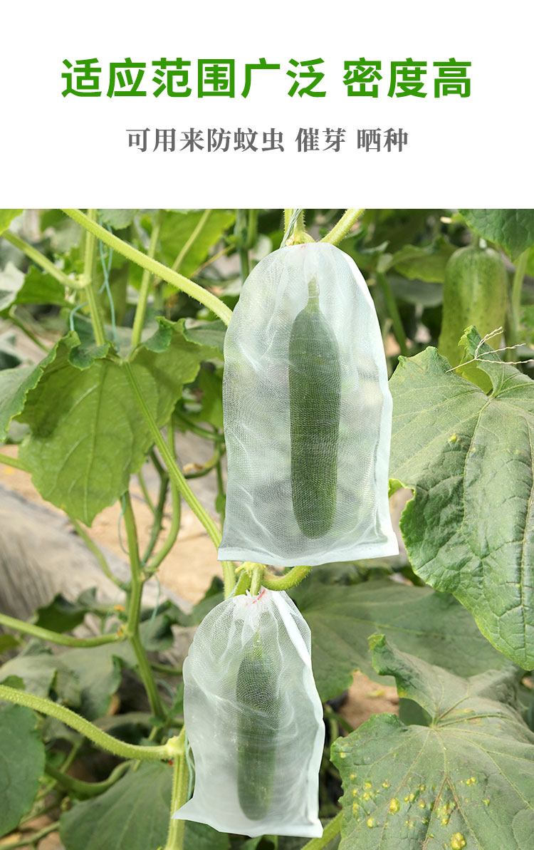 瓜果水果蔬菜葡萄丝瓜西瓜尼龙套袋神器专用保护4530厘米防虫网袋20个
