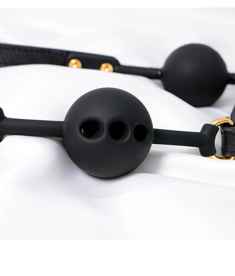 sm刑器具调教道具硅胶口球情趣另类玩具皮革束缚调教爱爱辅助柔软实心