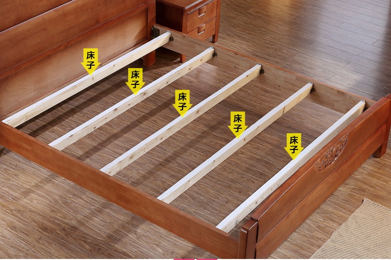 床龙骨架实木条实木床子床边木条18米15松木排骨架方料床横梁横条床板