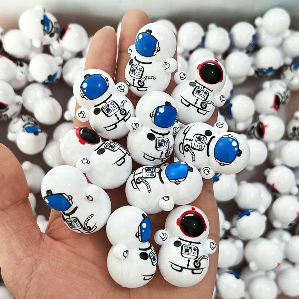 太空人不倒翁儿童玩具宝宝 宇航员桌面小摆件 50个表情包抖音 太空人
