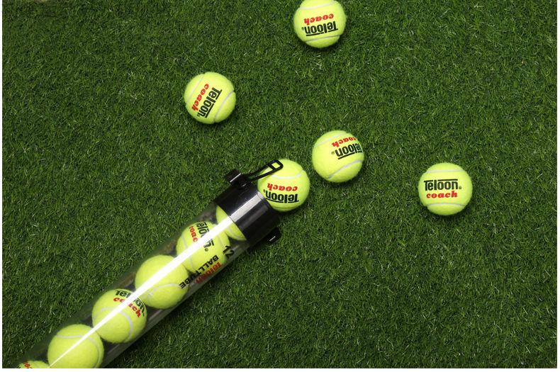 天龙网球捡球筒 按压式捡球器 捡球框网球捡球篮 球场捡球桶 【白色12