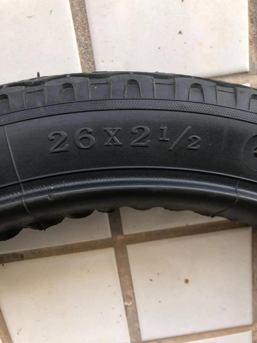 手推车人力车板车翻斗车工地劳动车26x212充气内外胎保洁车轮胎26寸