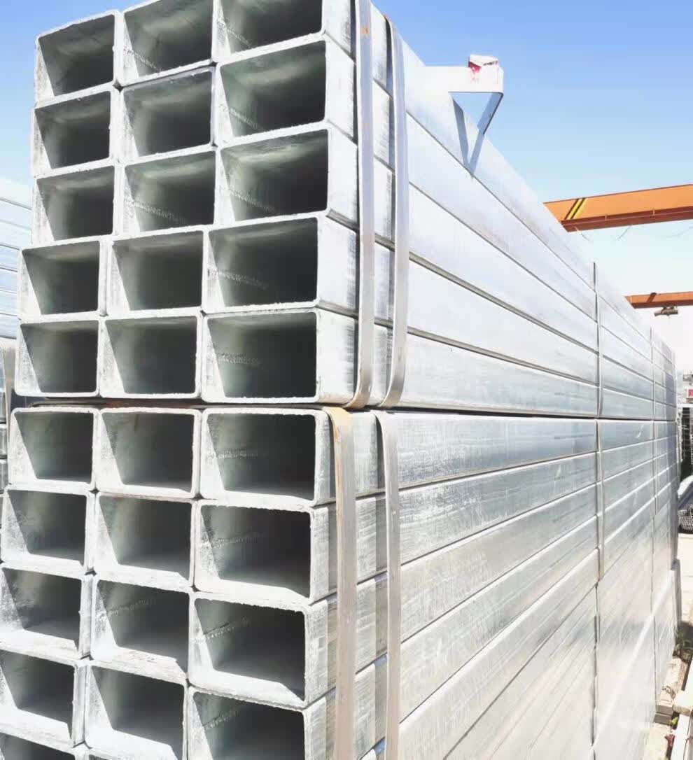 方管钢材镀锌方管40×60加厚矩形管零切冷热镀锌方管100×100方通方管