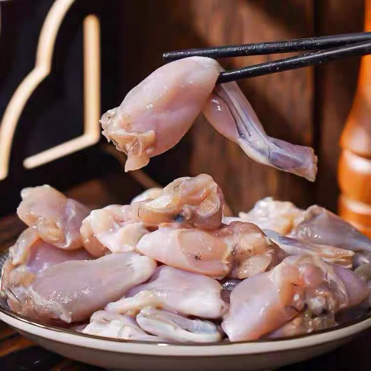 牛蛙无冰衣牛蛙切块现杀牛蛙肉冷冻去皮烧烤油炸煲汤1斤小牛蛙一斤