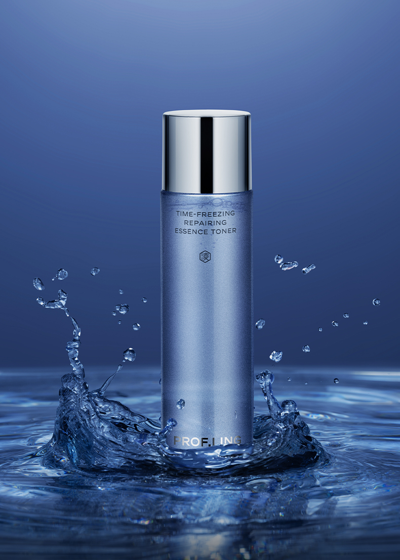 凌博士玻尿酸凝时弹润精华水女补水保湿爽肤水湿敷化妆水120ml红色