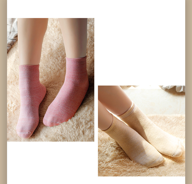 恒源祥纯棉厚袜子女士加厚加绒女袜秋冬季中筒袜长袜毛巾袜保暖袜女袜