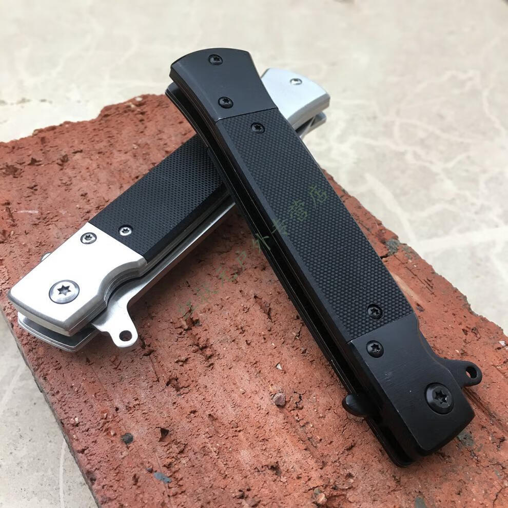 同款防身兵器库直出弹簧伸缩刀防身自弹刀弹跳按钮式弹簧折叠防身防卫