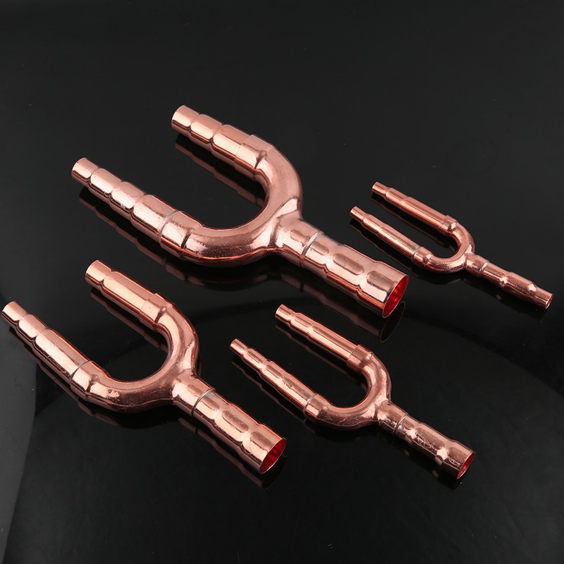 美的中央空调分支器01c02c03c04c05c多联机分歧管空调铜配件定制美的