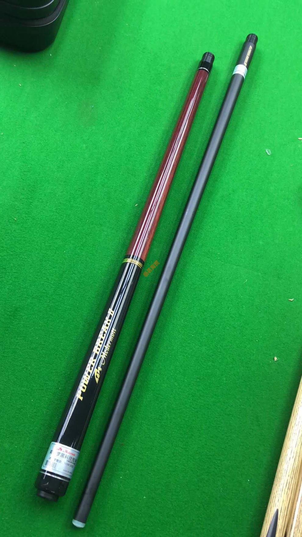阙时翊 台球杆大头杆旗舰美卡罗黑科技碳纤维pb2台球开球杆碳素冲杆