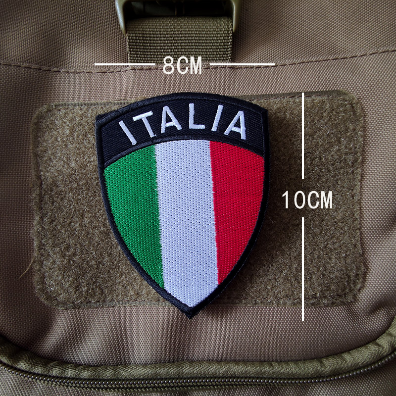 刺绣魔术贴章天使之剑北约grom军迷臂章户外包配缝纫贴章战术徽章 g.e