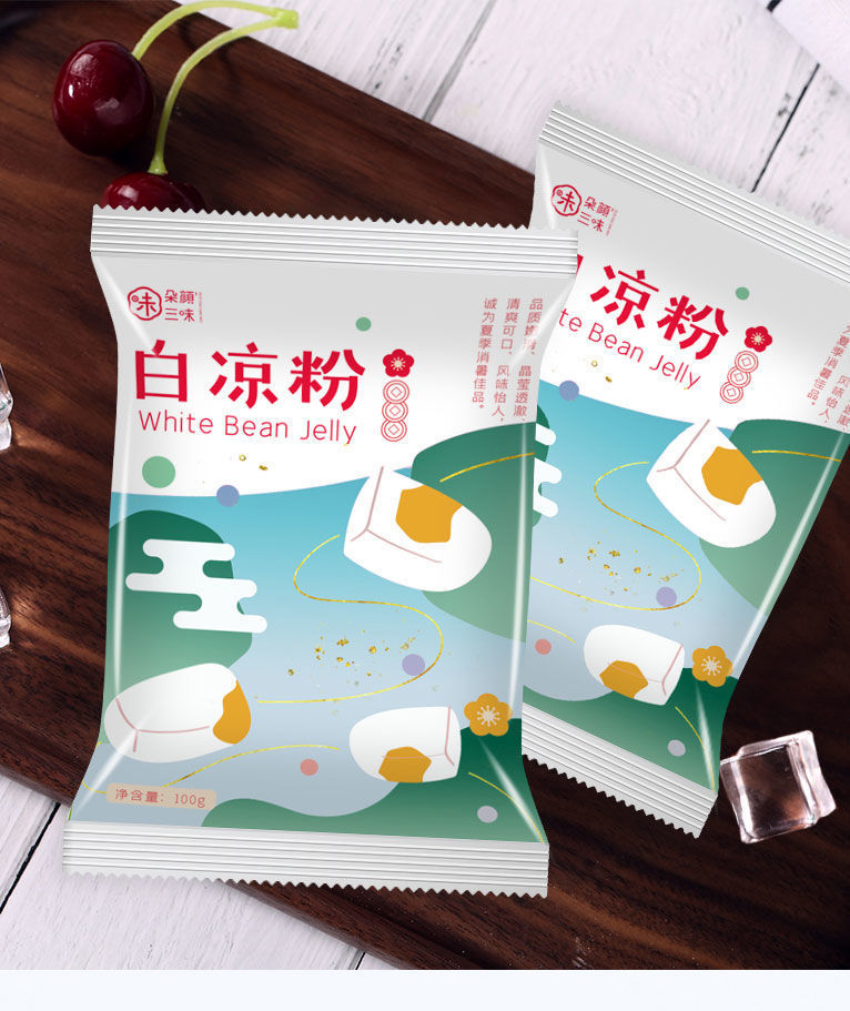正宗白凉粉凉粉家用果冻自制儿童专用果冻粉代餐做果冻