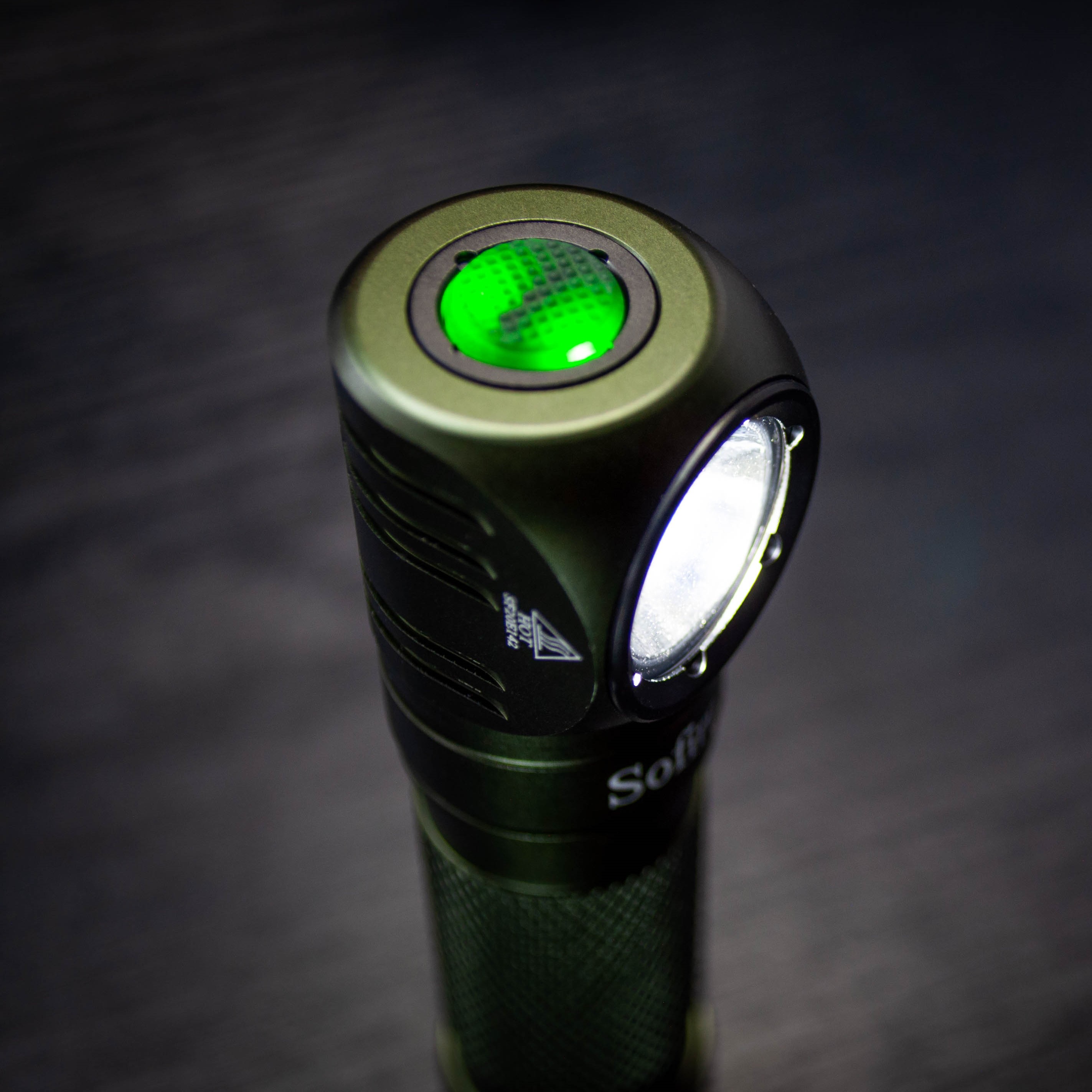 定制索菲恩手电sp40手电筒拐角18650头戴手持两用可充电配18350筒1200