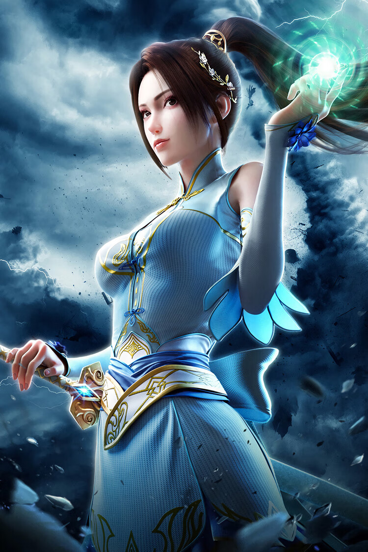 苍穹萧炎云韵美杜莎女王海报壁纸挂画壁画墙纸定制动漫周边 10云韵