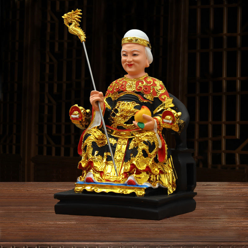 黑老太太神像居家客厅供奉摆件黑妈妈白老太保家仙树脂佛像黑老太 12