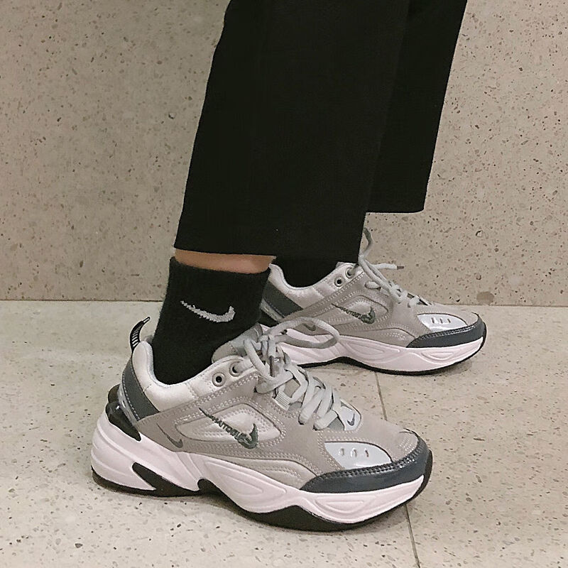 hkdq莆田纯元m2k老爹鞋男冬季内增高风鞋潮ins超火街拍情侣跑步鞋 k01