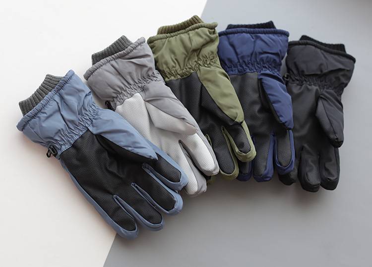 浪莎男士骑车防水手套厚加绒加厚男士手套冬天防寒保暖骑行防风户外