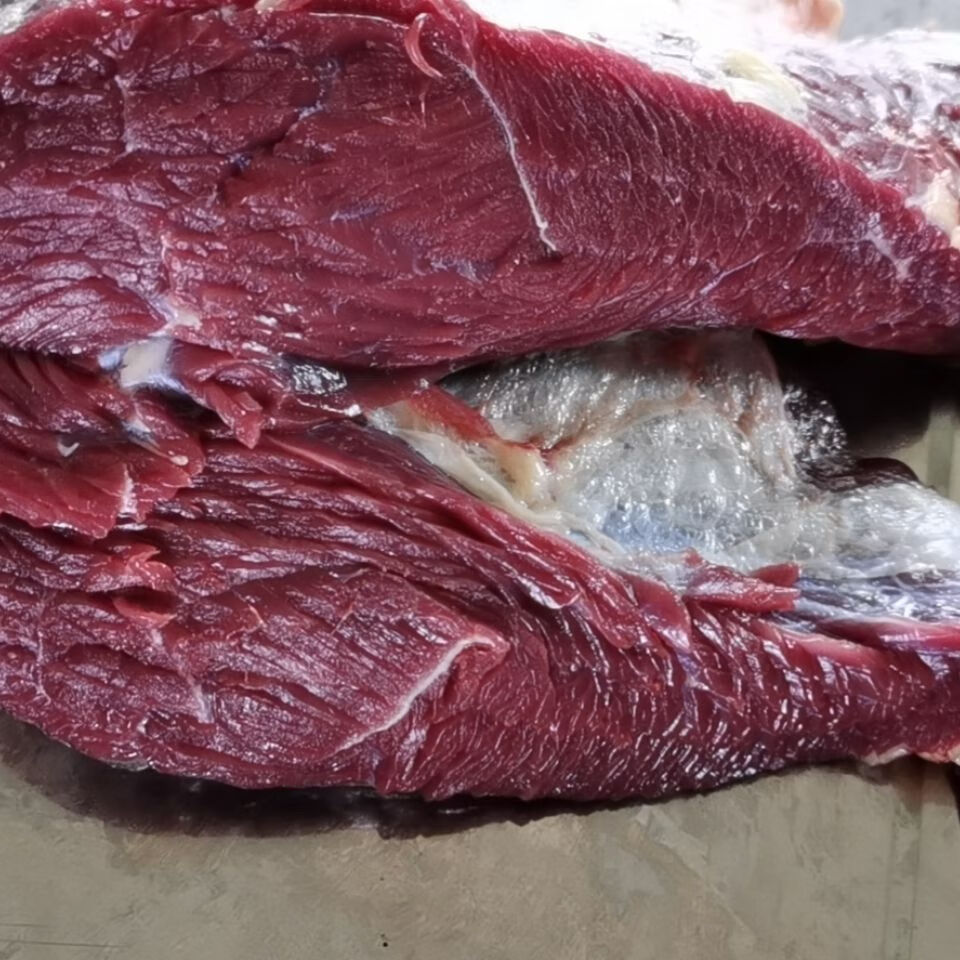 鸵鸟肉新鲜农家散养现杀整只鸵鸟腿肉去筋膜烧烤食材生鲜芳玫 2斤鸵鸟