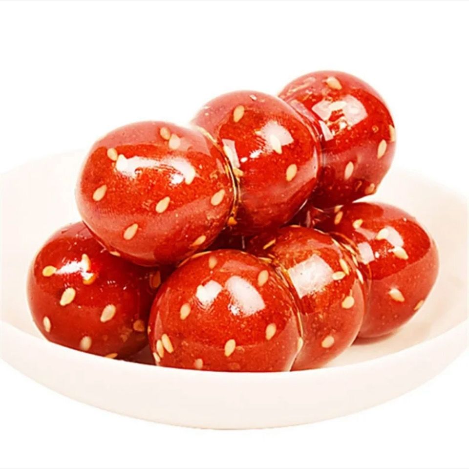 糖葫芦 200 精品德式糖葫芦老北京大宋红冰糖葫芦休闲零食糖串球 冰