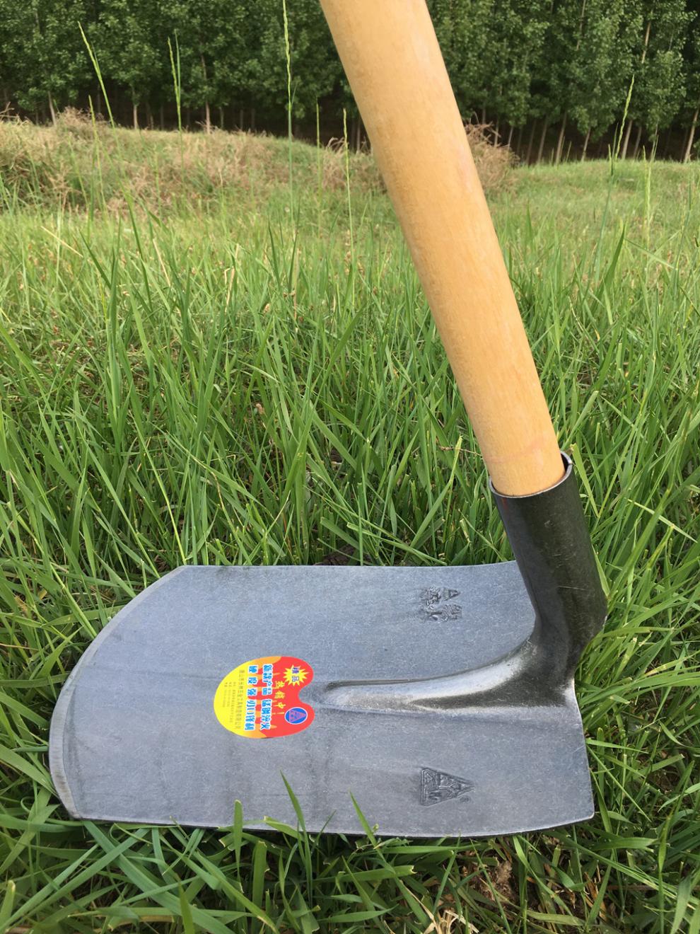 弯头铁锹全钢直角锹弯裤锹铲深沟取土锄头大号下水道清理工具铁锨 弯