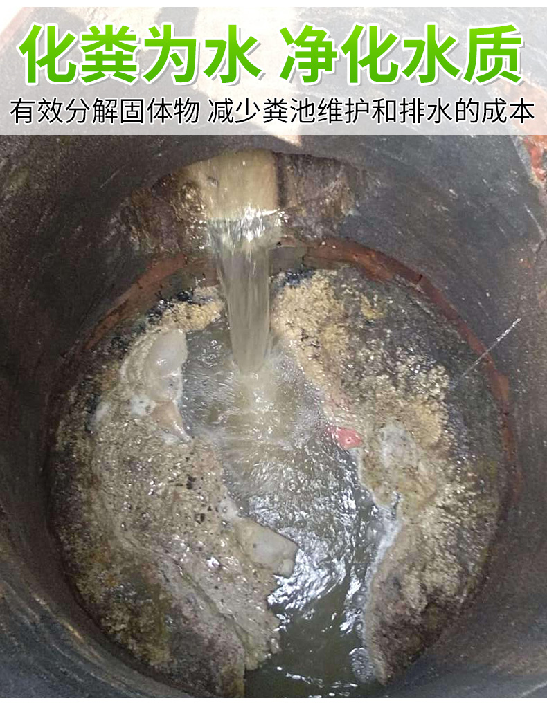 化粪池化粪剂化粪池化粪剂房车马桶化粪器生物降解液清理倒进厕所的