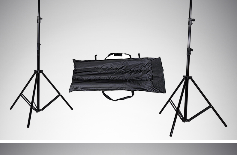 nicefoto摄影棚背景布架26x32米背景架手动摄影用人像摄影器材背景布