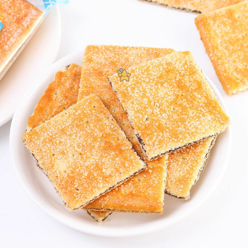 白糖饼干老式甜薄脆80后怀旧经典香超整箱小时候的味道休闲零食 混合