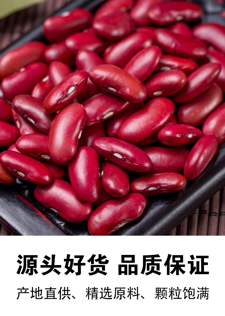 豆乐奇新货红芸豆红腰豆大红豆煲粥煮汤五谷杂粮粗粮红云豆500g